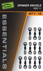 Fox Carp - Edges Essentials Spinner Swivels | Size 11 - Hengelsport De Goeie Vangst
