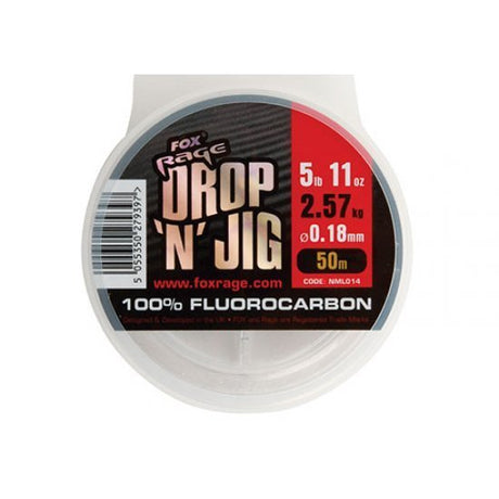 Fox Rage - Drop 'n Jig Fluoro | 40m - Hengelsport De Goeie Vangst