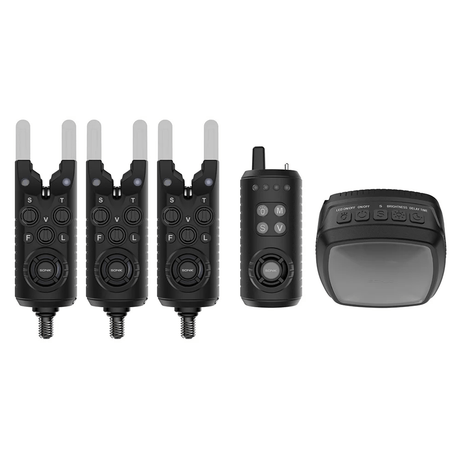 Sonik - Gizmo2 Alarm Set 3+1 + Bivvy Lamp - Hengelsport De Goeie Vangst