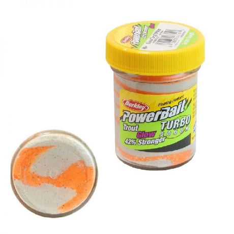 Berkley - Powerbait Glow - in - the - dark Trout Bait Glow Orange - Hengelsport De Goeie Vangst