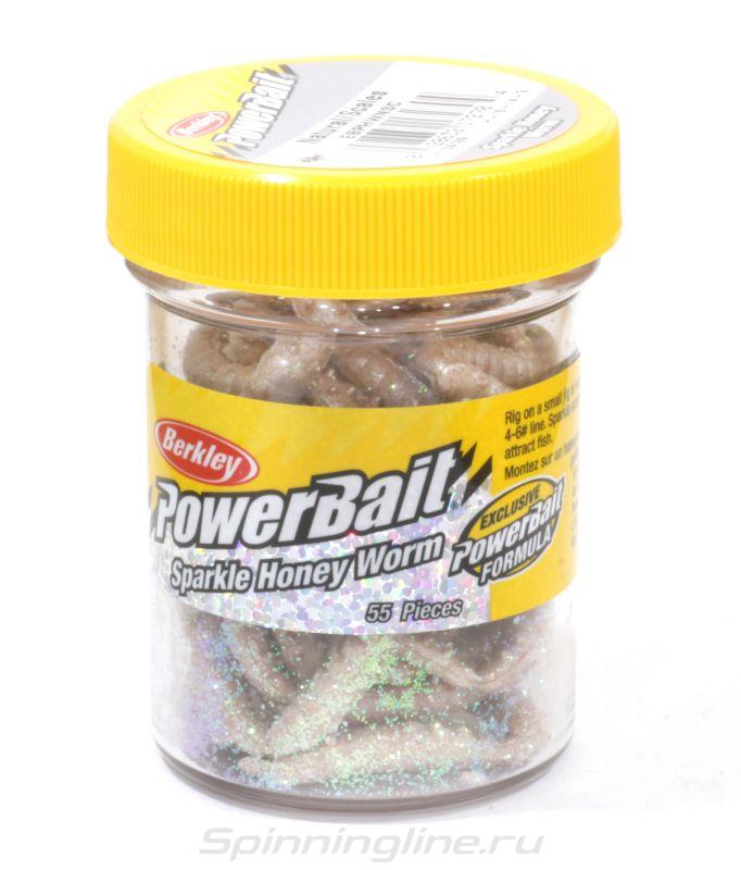 Berkley - Powerbait Honey Worms | Natural - Hengelsport De Goeie Vangst