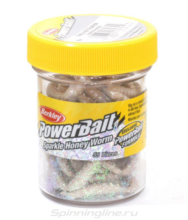 Berkley - Powerbait Honey Worms | Natural - Hengelsport De Goeie Vangst
