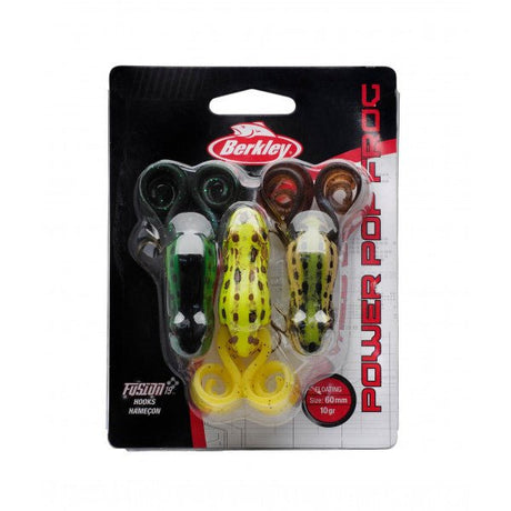Berkley - Power Pop Frog 3 Pack 6cm (10g) - Hengelsport De Goeie Vangst