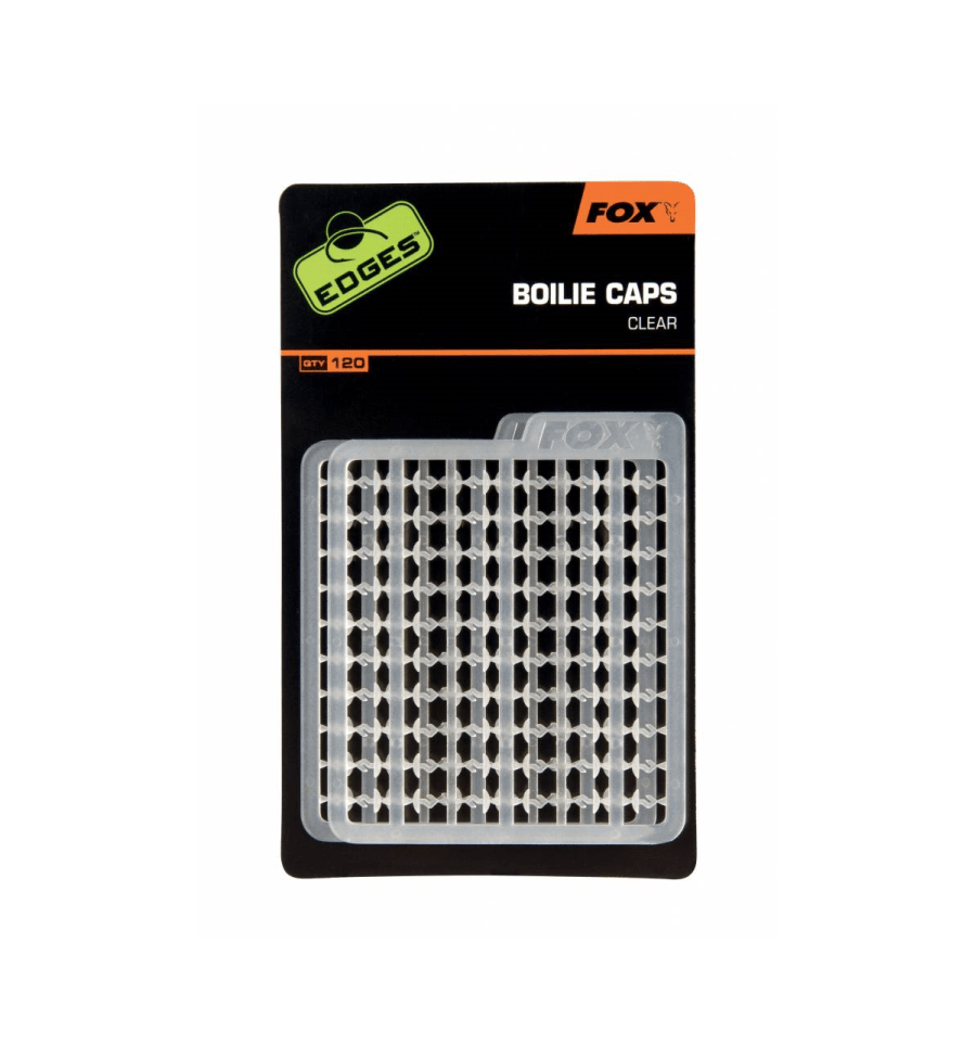 Fox Carp - Edges Boilie Caps Clear (120pcs) - Hengelsport De Goeie Vangst