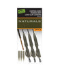 Fox Carp - Edges Naturals Copper - Core Power Grip Lead Clip Leaders - Hengelsport De Goeie Vangst