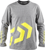 Daiwa - D - Vec T-Shirt LS | Grey / Yellow | Long Sleeve - Hengelsport De Goeie Vangst