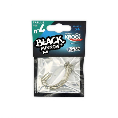 Fiiish - Black Minnow Krog Premium VMC Haken - Hengelsport De Goeie Vangst