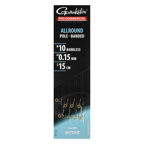 Gamakatsu - Allround Pole Banded Barbless Onderlijnen - Hengelsport De Goeie Vangst
