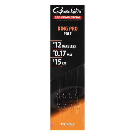 Gamakatsu - King Pro Pole Barbless Onderlijnen - Hengelsport De Goeie Vangst