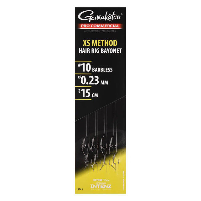 Gamakatsu - Pro Commercial XS Method Hair Rig Bayonet Barbless - Hengelsport De Goeie Vangst
