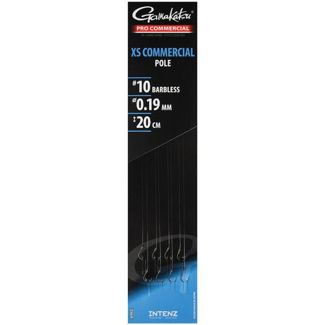 Gamakatsu - XS Commercial Pole Barbless Onderlijnen - Hengelsport De Goeie Vangst