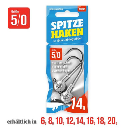 Lieblingskoder - Spitze Haken Jigheads - Hengelsport De Goeie Vangst