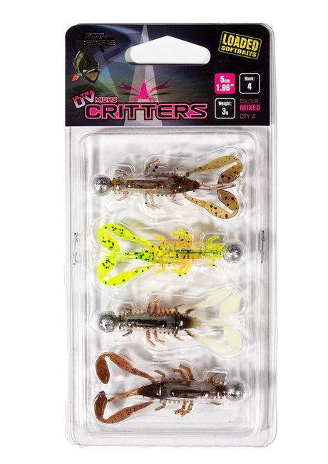 Fox Rage - Ultra UV Micro Critter Loaded - Hengelsport De Goeie Vangst