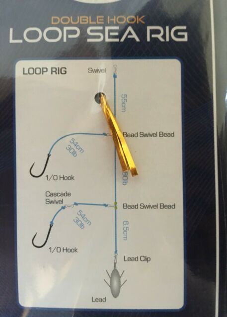 NGT - Double Hook Loop Sea Rig - Hengelsport De Goeie Vangst