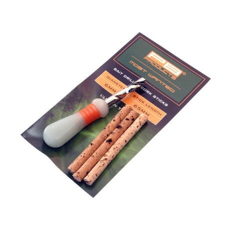 PB - Boorset 6mm Met Kurkstaafjes (3 Stuks) - Hengelsport De Goeie Vangst