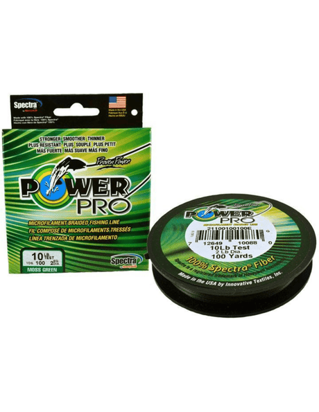 Powerpro - Braided Line Moss Green | 135m - Hengelsport De Goeie Vangst