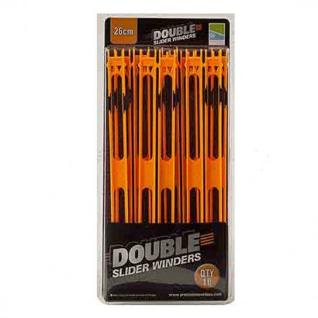 Preston - Double Slider Winders | 26cm | Oranje - Hengelsport De Goeie Vangst