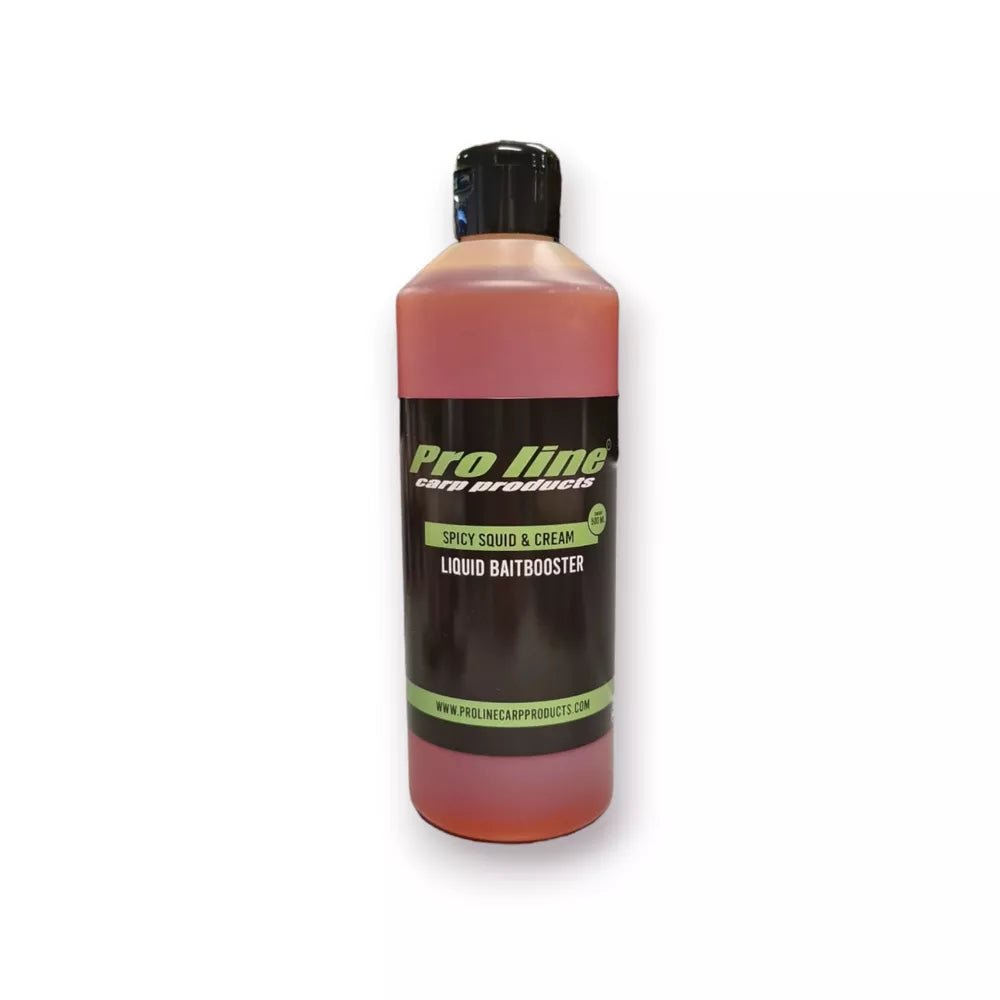 Pro Line - Liquid Bait Booster | Spicy Squid & Cream | 500ml - Hengelsport De Goeie Vangst
