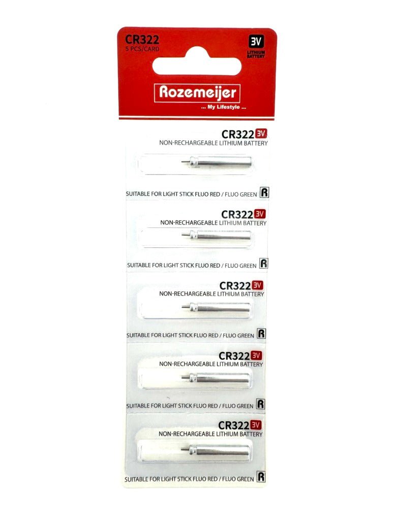 Rozemeijer - CR322 Lithium Batterijen | 5 Stuks | Niet Oplaadbaar - Hengelsport De Goeie Vangst