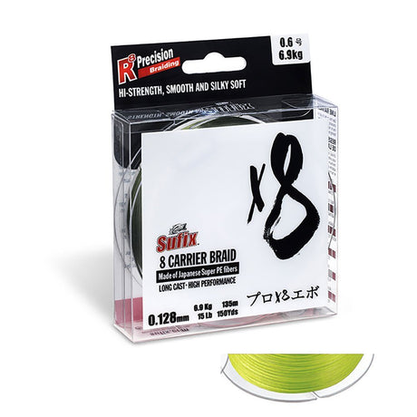 Sufix - 8 Carrier Braided Line - Hengelsport De Goeie Vangst