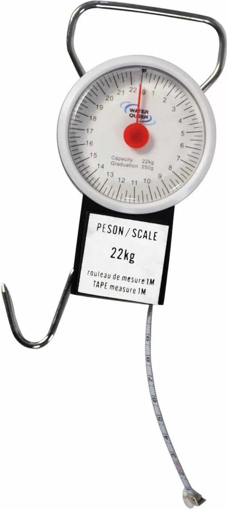 Water Queen - Weegschaal + Geïntegreerde Meter | 22Kg - Hengelsport De Goeie Vangst